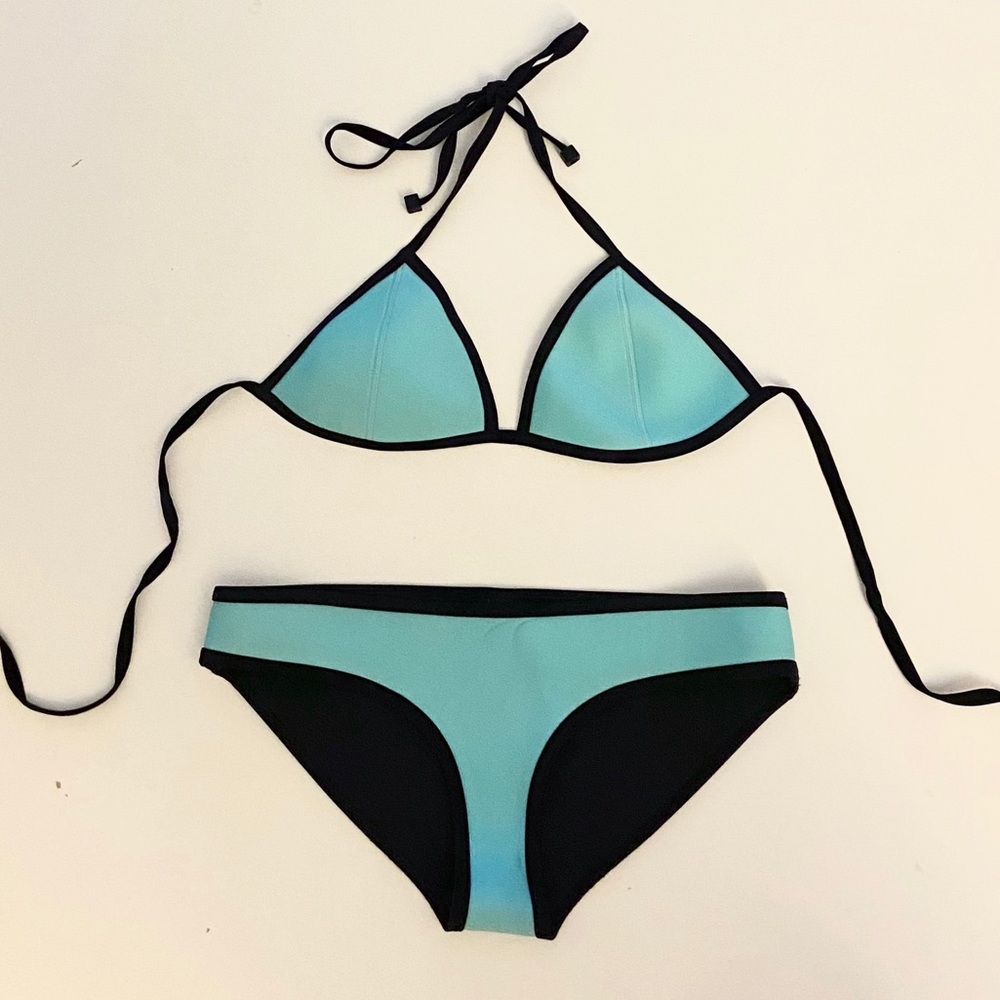 Triangl Turquoise/Blue Neon Neoprene Bikini